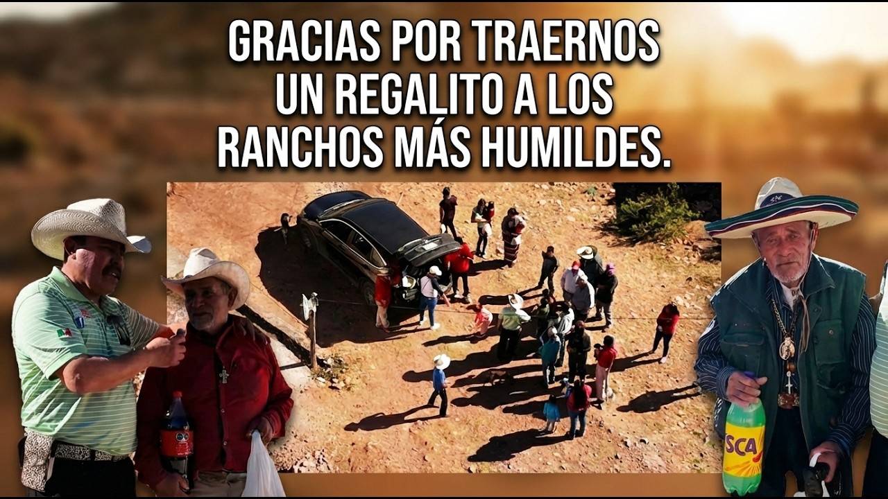 GARCIAS POR TRAERNOS UN REGALITO A LOS RANCHOS MAS HUMILDES