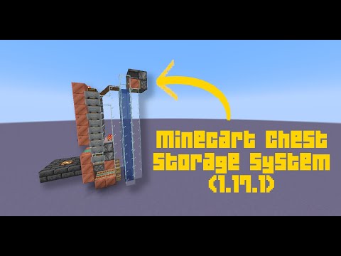 Minecart Cycling Storage System (1.17.1) (Still Functioning 1.19.2)