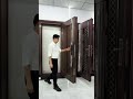 Antique brass entry door