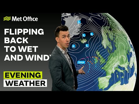 19/01/24 – rain and some snow in north, south dry– evening weather forecast uk – met office weather