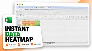 How to Use Color Scales in Excel (Gradient Scale Design)