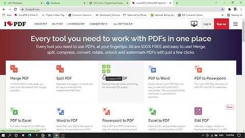 CONVERT FILES EASILY BY USING ilovepdf.com