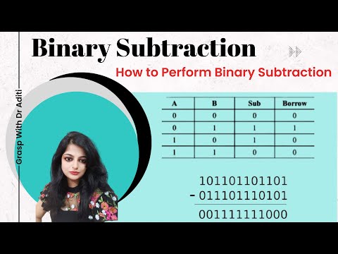 Binary Subtraction | How To Subtract Binary Numbers With Examples | Binary Subtraction Rules