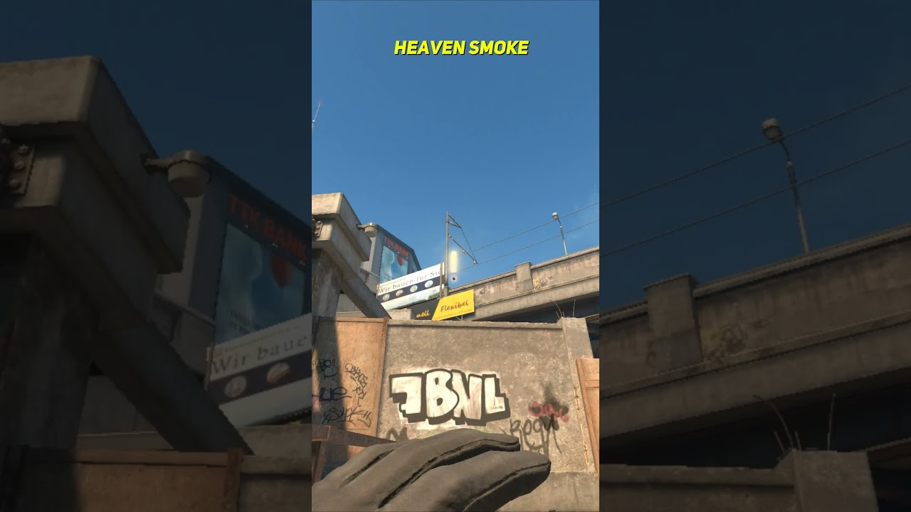 CS2 OverPass Небеса Дым Из Воды 