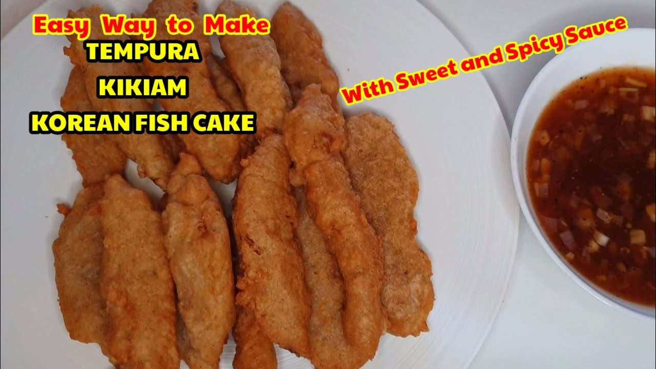 Korean fish cake kikiam tempura YouTube