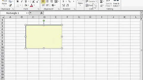 Excel 2010 Delete a Shape Fill