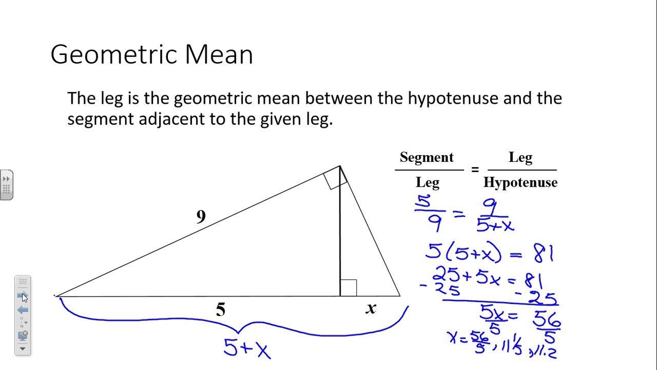 problem solving on geometric mean