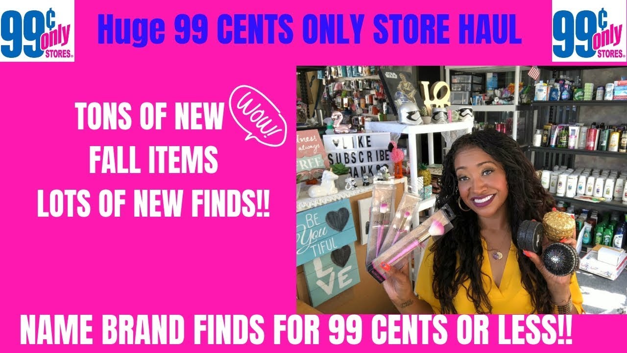 LARGE 99 CENTS ONLY STORE HAUL~TONS OF NEW NAME BRAND FINDS FOR 99 CENTS OR LESS 😮