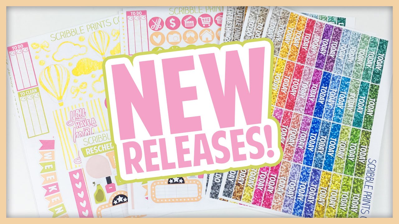 NEW RELEASES // July/April Mystery & Glitter Headers!