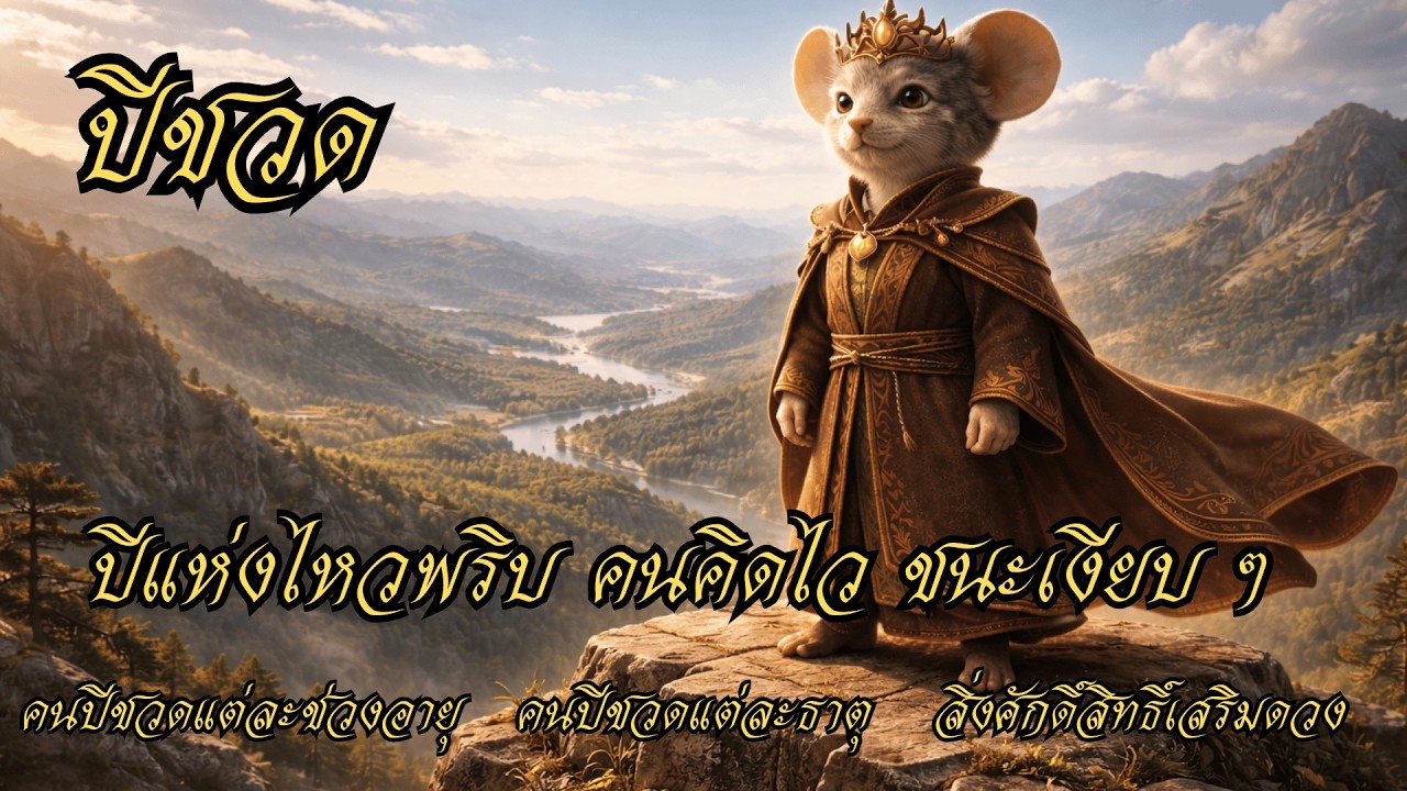 ปีชวด ฉลาดก่อนใคร รอดก่อนใคร ดวงเปิดเมื่อใจนิ่ง คนปีชวดแต่ละธาตุ   ช่วงจังหวะชีวิตของคนปีชวด #ปีชวด