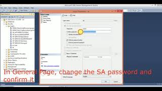 Change SA Password in Sql Server