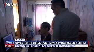 Gerebek Markas Judi Onlie, Polisi Tangkap Operator saat Beroperasi #iNewsMalam 15/01