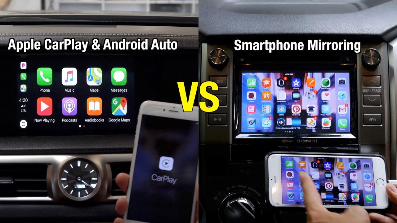 Apple Carplay Android Auto Kit, How To Mirror Iphone Using Carplay