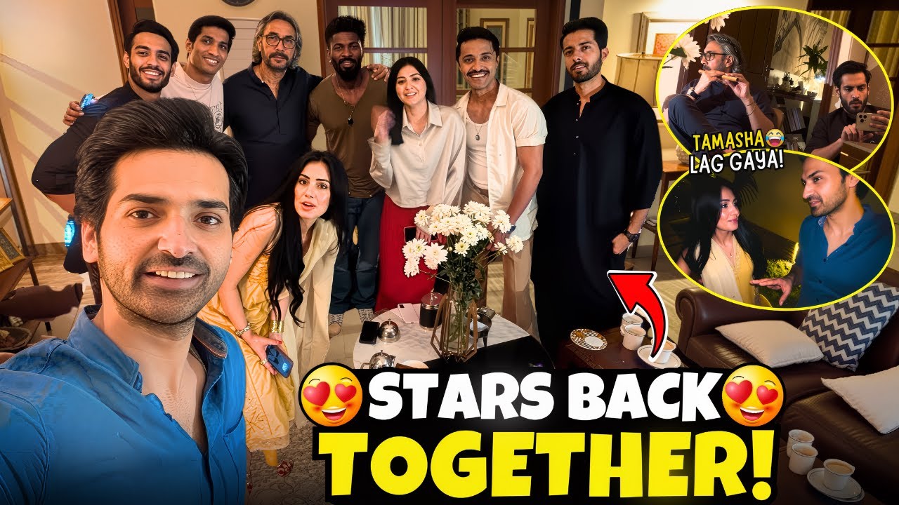 Finally Got to Meet Every Tamasha Family❤️| Dinner at Badshah House | Ahmer Hussain