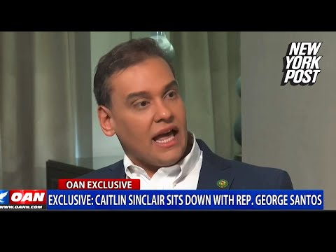 George Santos interview with OAN gets tense after question about his lies | New York Post