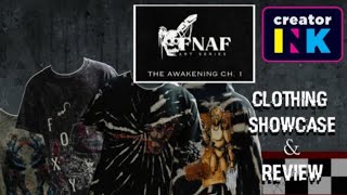 FNAF Creator Ink Clothing Showcase & Review | FNAF Art Series: The Awakening CH. 1