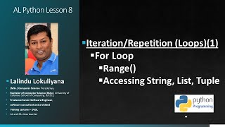 Lesson 8 Python For Loop