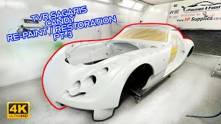 High build primer application Devilbiss GPR 1.8 Spray Gun - TVR Sagaris Repaint PT-2