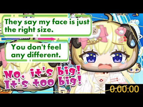 【Clips】Tsunomaki Watame is teased about the size of her face!?【#hololive】