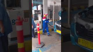 Pengisian Bbg Di Spbg Pondok Ungu