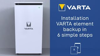 Installation VARTA element backup (English version - Subtitles)
