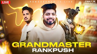 Free Fire Live- GrandMaster Rank Pushing To Top 1- AO VIVO
