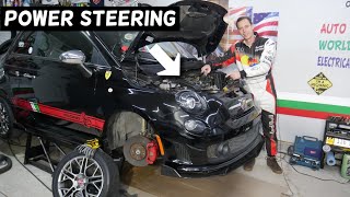 FIAT 500 POWERSTEERING MOTOR, WHERE IS THE POWER STEERING FIAT 500 ABARTH
