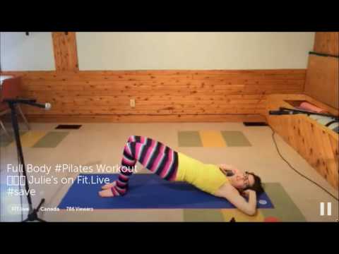 FITlive - Full Body Pilates Workout Julies on FitLive save