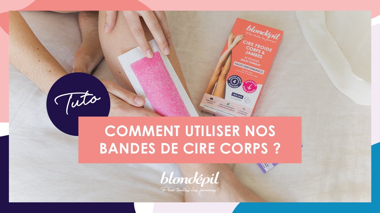 Tuto Blondépil : comment utiliser nos bandes de cire corps ? - YouTube