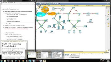 CCNA 4 connecting networks project DHCP