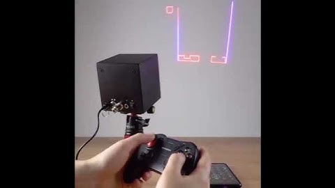 Play tetris on laser cube with gamepad