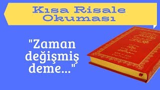 Zaman Değişmiş Deme...