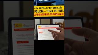 How To Book Cita para Huellas In Spain Appointment New Update