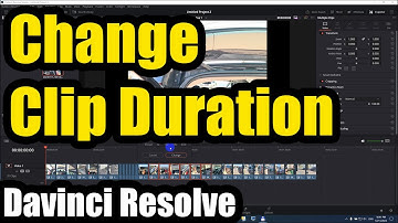 How to modify length of still images (Davinci Resolve, Control+D)