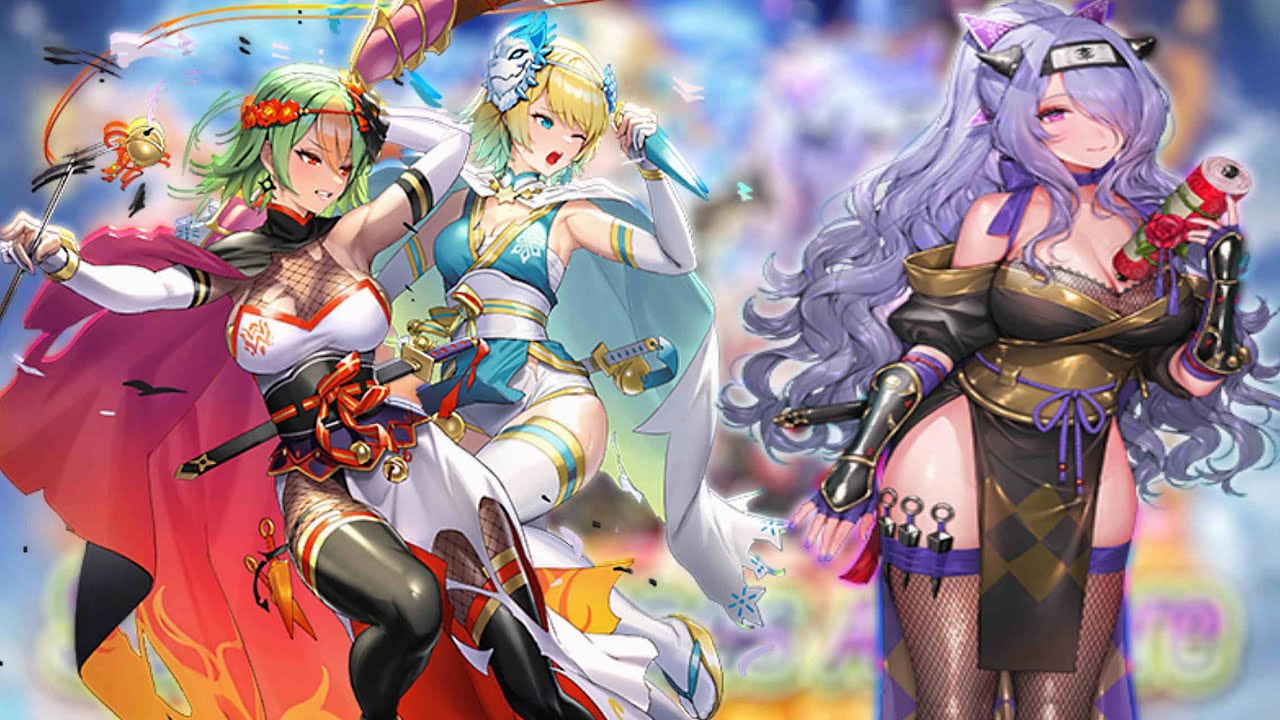 Fire Emblem Heroes | Sexy Hentai Ninja Camilla, Fjorm and Laegjarn - Paralogue 78: Wyvern Ninja