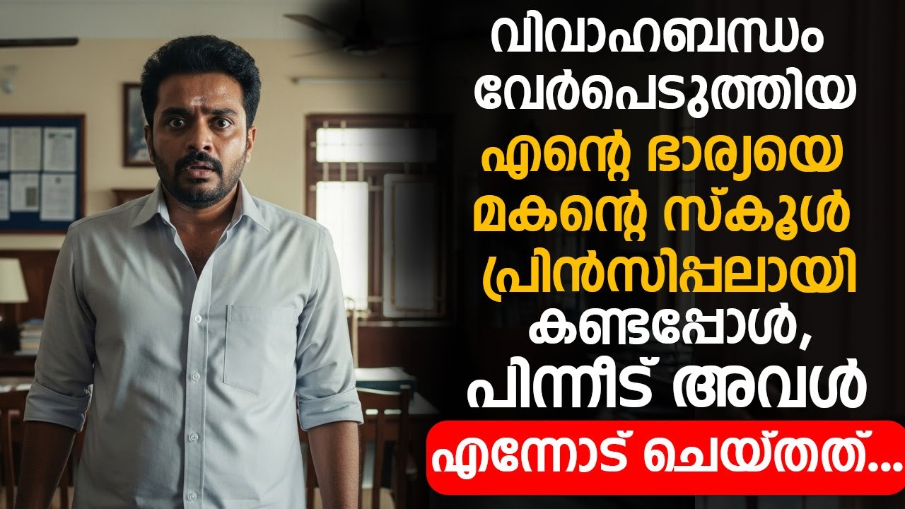 വിവാഹബന്ധം വേർപെടുത്തിയ എന്റെ ഭാര്യയെ മകന്റെ സ്കൂൾ പ്രിൻസിപ്പലായി കണ്ടപ്പോൾ, അവൾ എന്നോട് ചെയ്തത്...