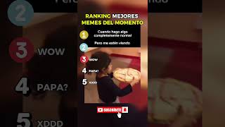 RANKING MEJORES MEMES #humor #memes #ranked #shorts