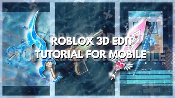 Roblox 3D Edit Tutorial For Mobile (Nomad Sculpt + Funimate) #robloxedit #edit #tutorial 