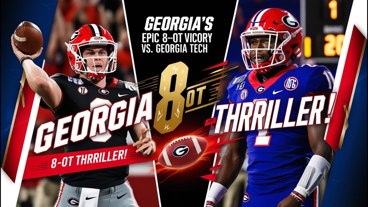 Epic 8 Overtime Thriller Georgia vs Georgia Tech