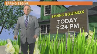 Still a little cool today, but a warm up is on the way