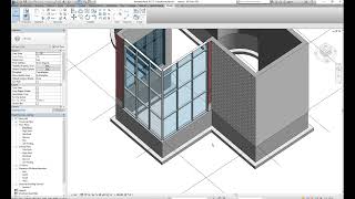 Curtain Wall Corner Mullion in Revit