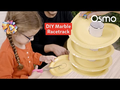 Make an Easy DIY Marble Race Track: Crafts for Kids at Home | Osmo