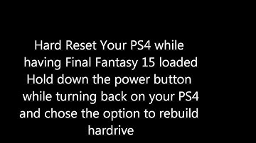 How To Fix Final Fantasy XV Save Issue