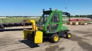 John Deere F-935 Commercial Front Deck Snow Blower Selling at Auction