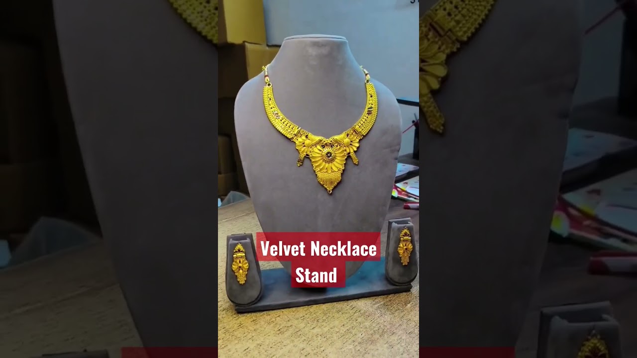 Velvet Necklace Stand 