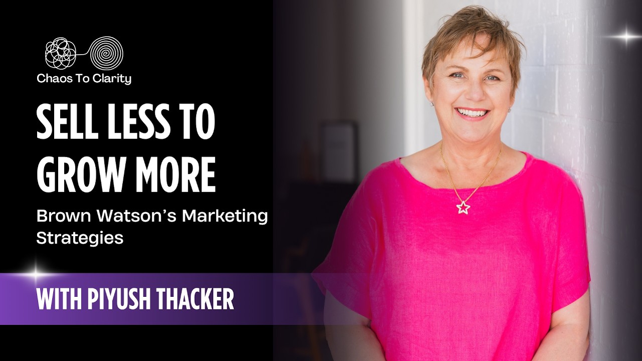 Sell Less, Grow More With Organic Social | Bron Watson