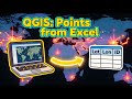 QGIS : From excel to point layer.