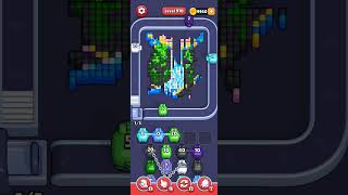 Pixel flow - Level 910 (very hard) - walkthrough without power ups
