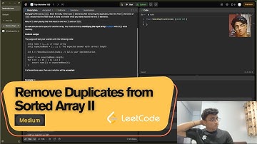 Remove Duplicates from Sorted Array II - Golang | LeetCode Top Interview 150 | Interview Prep 2025