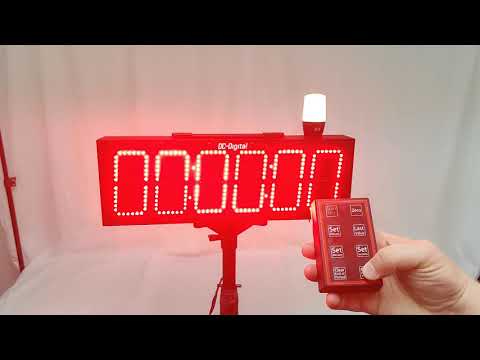 DC-606T-DN-W-ANDON (Speech and Debate Count Down Timer)